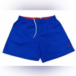 Polo Ralph Lauren Royal Blue Swim Trunks with Red Pony size small